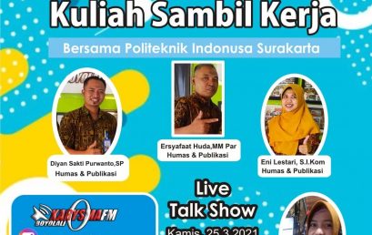 Talkshow ‘Study While Working’