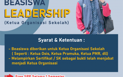 Leadership Scholarships for Heads of School Organizations