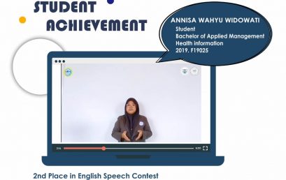 Winner of TOR (Terms of Reference) English Speech Student Competition