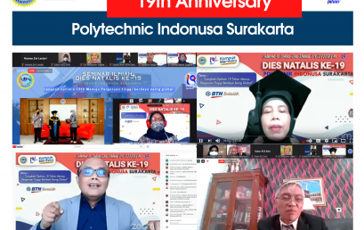 The Seminar of the Indonusa Polytechnic 19th Anniversary