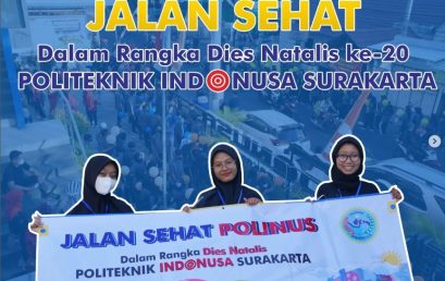 Healthy Walk of Dies Natalis by Polytechnic Indonusa of Surakarta
